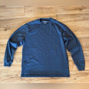 Jordan Wordmark Long Sleeve Tee - Washed Black - Men’s Medium